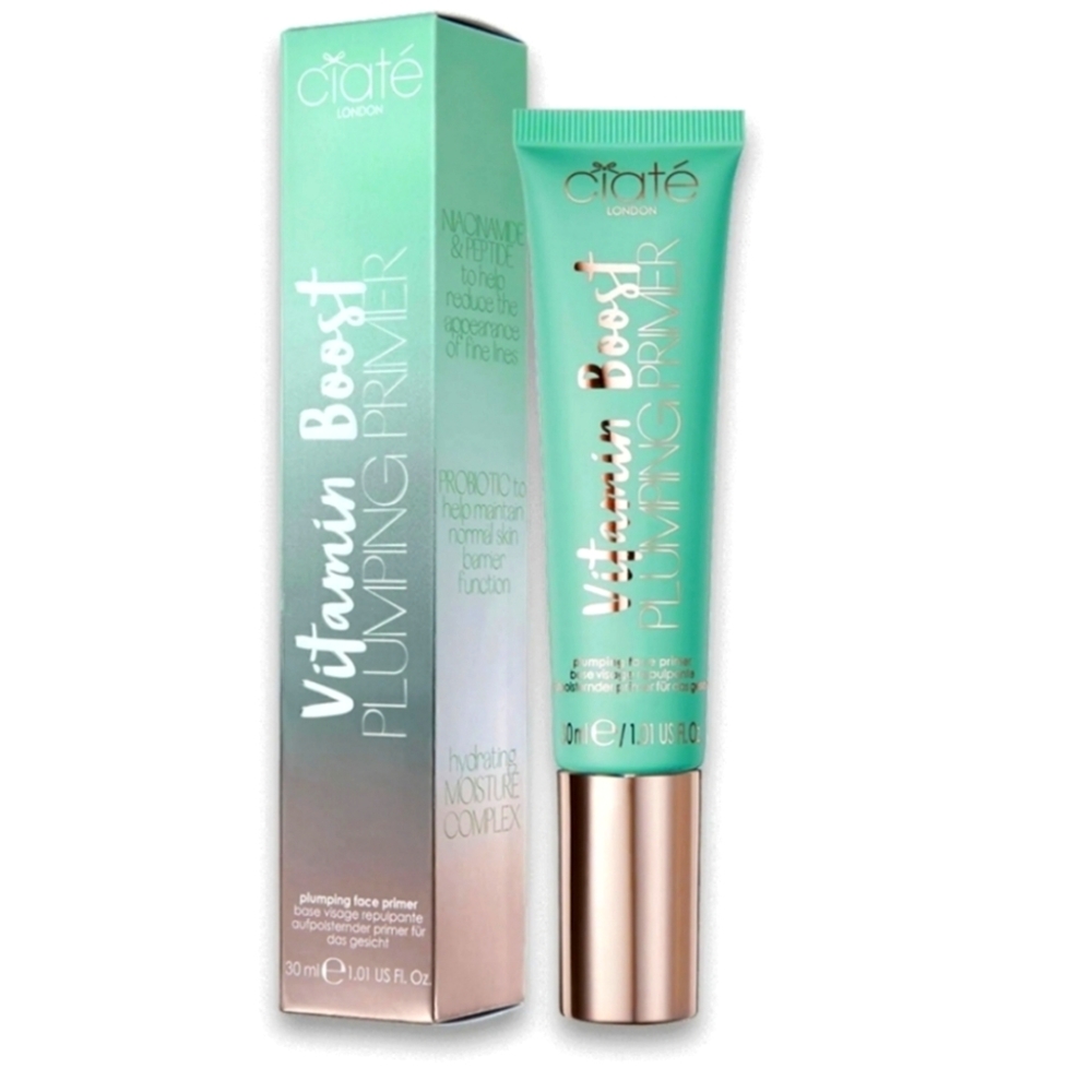 Ciaté London vitamin boost plumping probiotic niacinamide and peptide primer